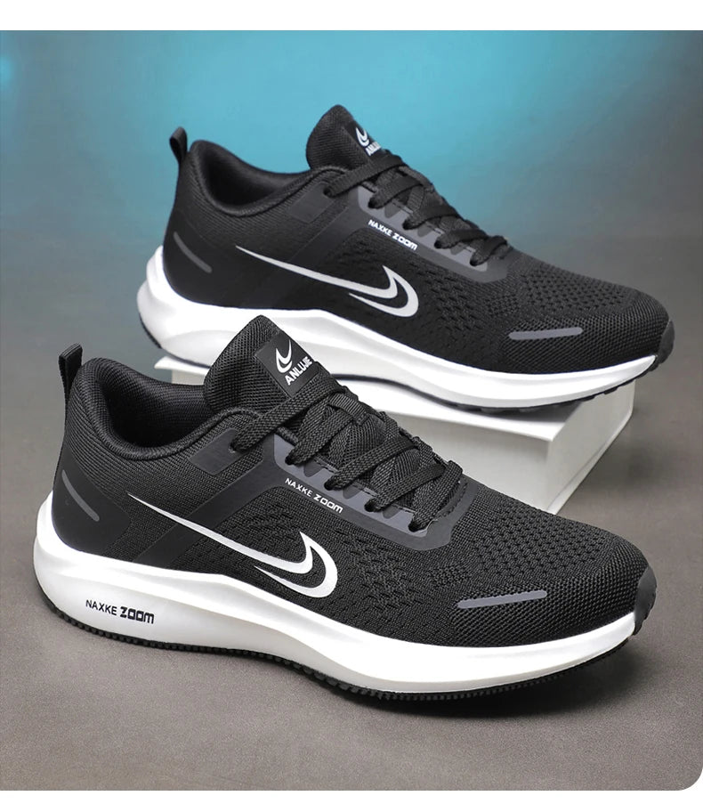 Cushioning Running Shoes for Men Casual Sports Sneakers - Summer Ice silk Jogging Trainers Free Shipping