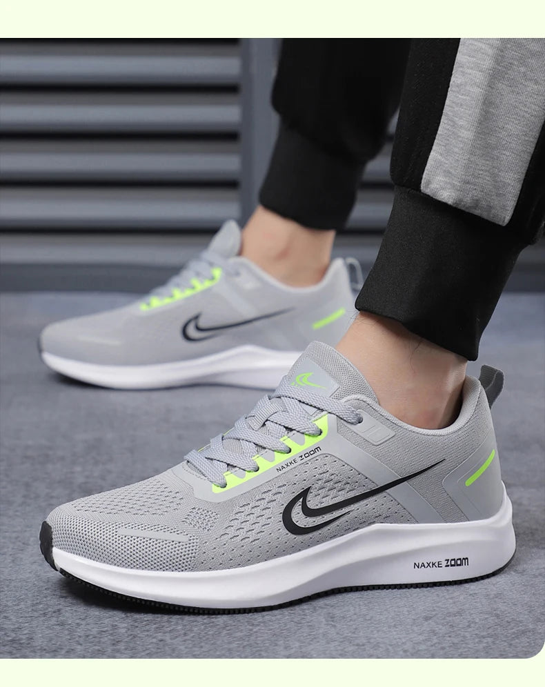Cushioning Running Shoes for Men Casual Sports Sneakers - Summer Ice silk Jogging Trainers Free Shipping