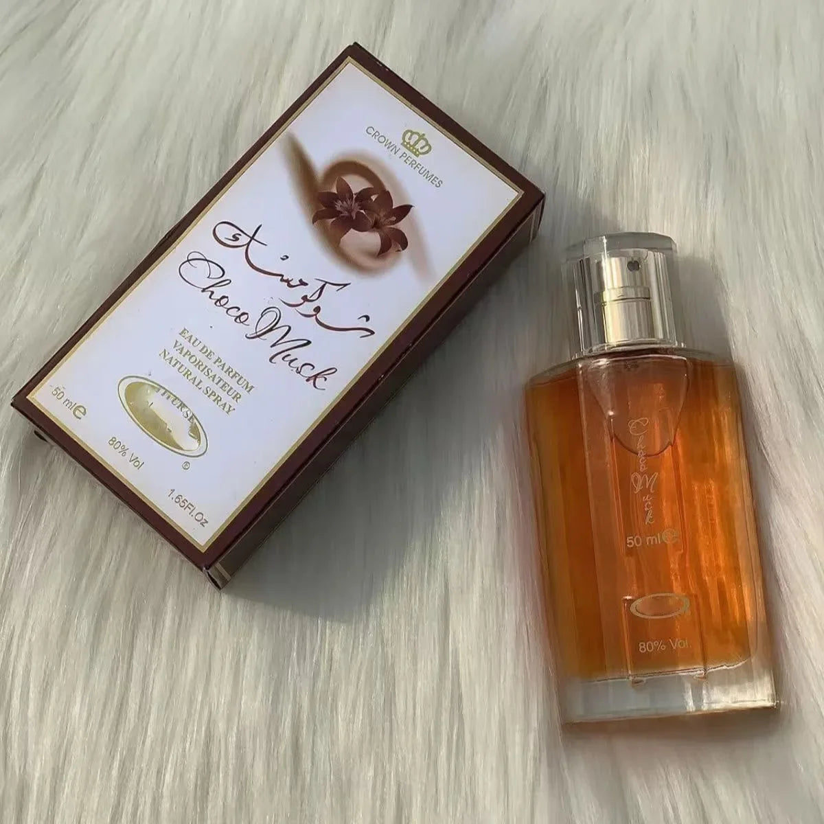 50ml Choco Musk Crown Perfume Long Lasting Vanilla Chocolate Flavor Fragrance Eau De Parfum Spray