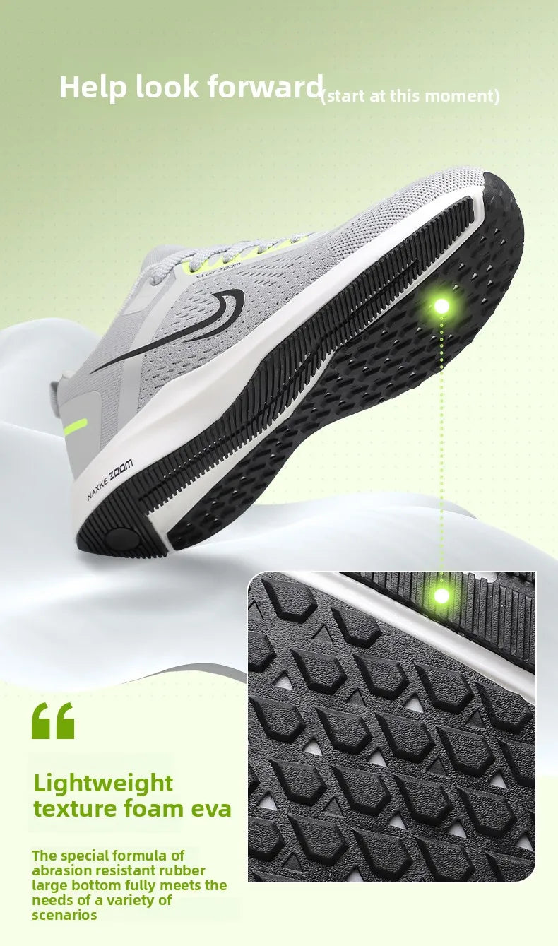 Cushioning Running Shoes for Men Casual Sports Sneakers - Summer Ice silk Jogging Trainers Free Shipping