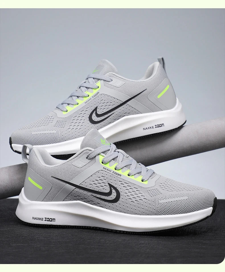 Cushioning Running Shoes for Men Casual Sports Sneakers - Summer Ice silk Jogging Trainers Free Shipping