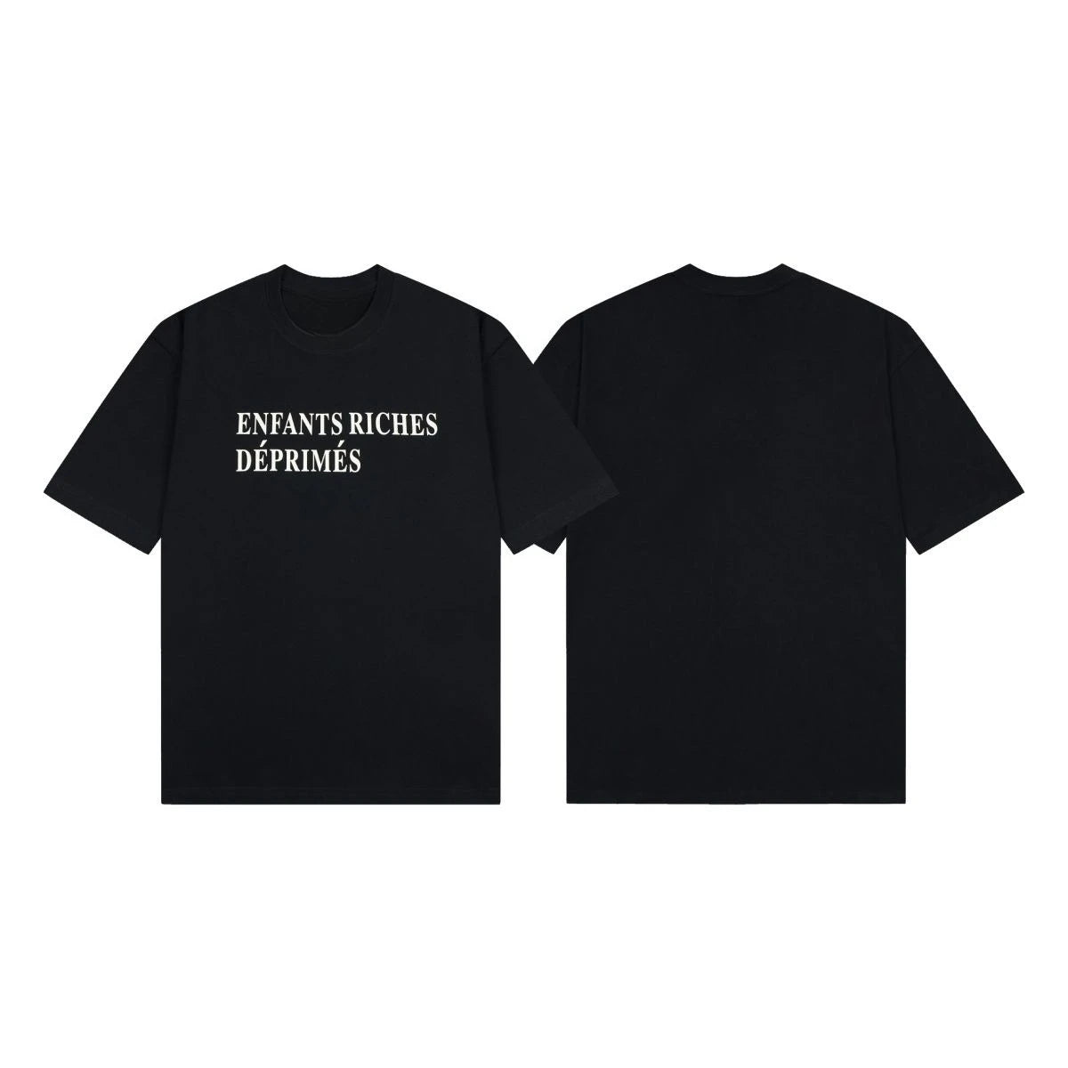 Trendy Brand ERD Loose Casual Letter Printing Pure Cotton Round Neck Short-sleeved T-shirt Classic Men's and Women's Casual Top