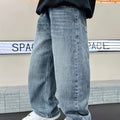 Boys' Casual Stretch Denim Jeans | Loose Fit, Elastic Waist, All-Season Comfort, Pocket Details, Ideal for Weekend Casual and Holidays