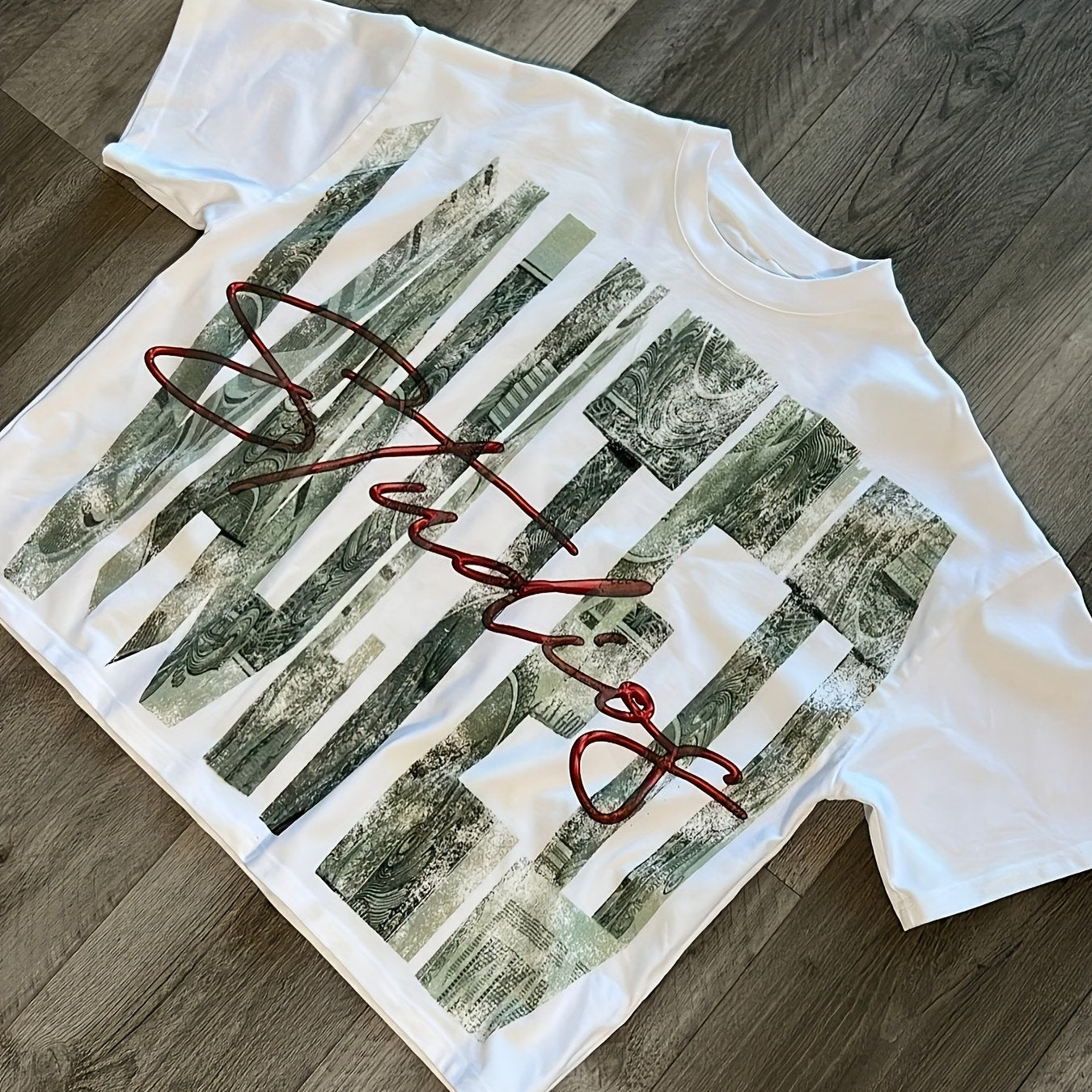 Y2K Summer Fashion New Printed T-Shirt American Trend Short Sleeve Street Hip Hop Vintage Futuristic Loose Top