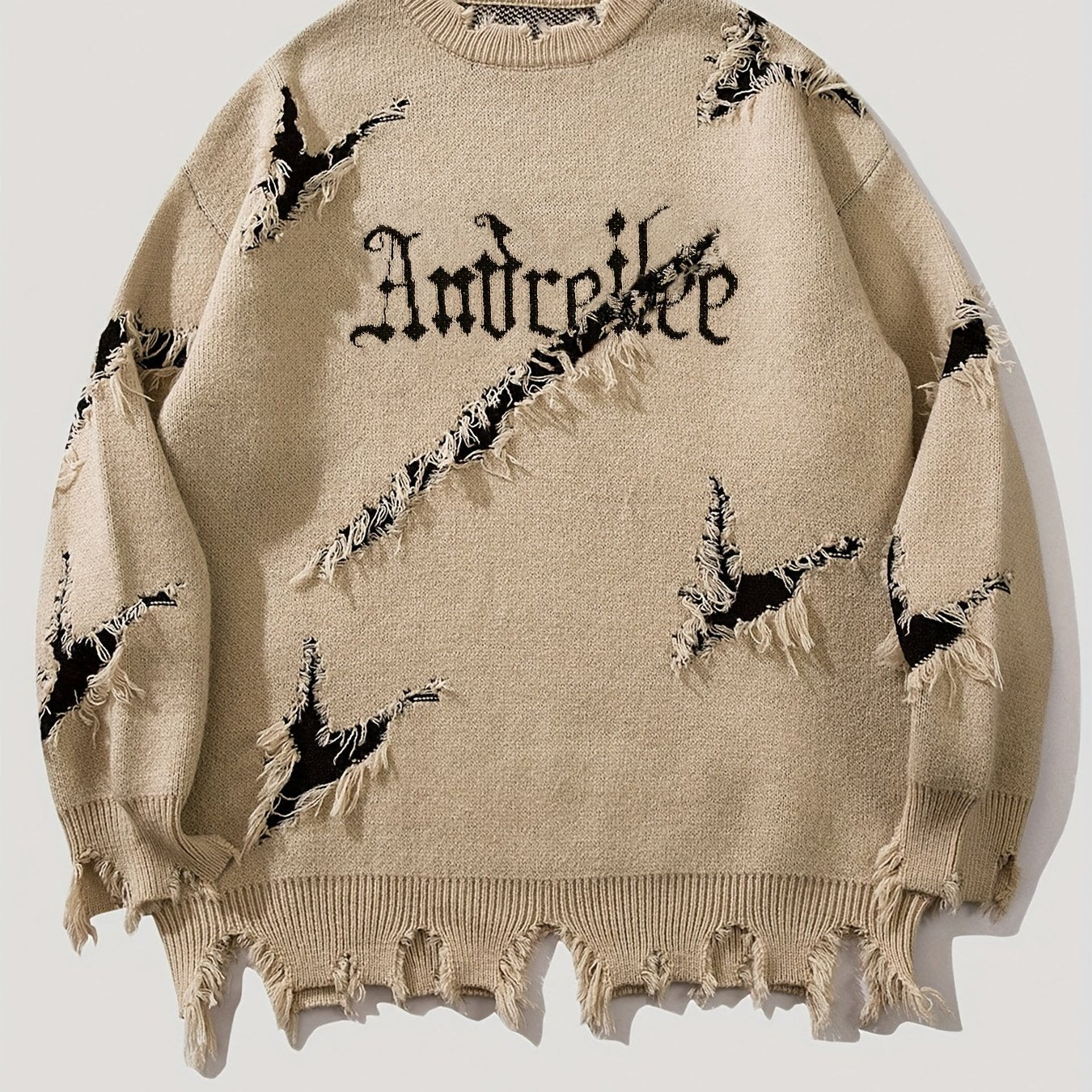 Men'S Oversized Knit Sweater