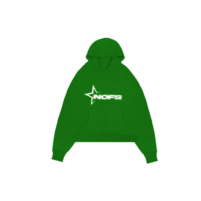 Men's Y2K Tracksuit Set  Hooded Sweatshirt and Pants, Gothic Hip-hop Punk Rock Streetwear.