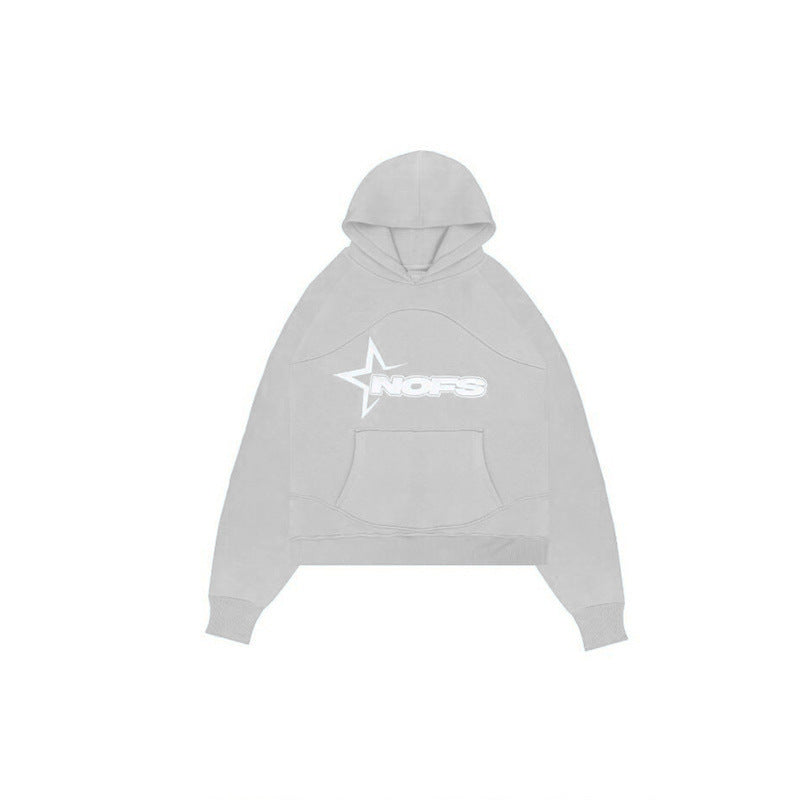 Men's Y2K Tracksuit Set, Hooded Sweatshirt and Pants, Gothic Hip-hop Punk Rock Streetwear.