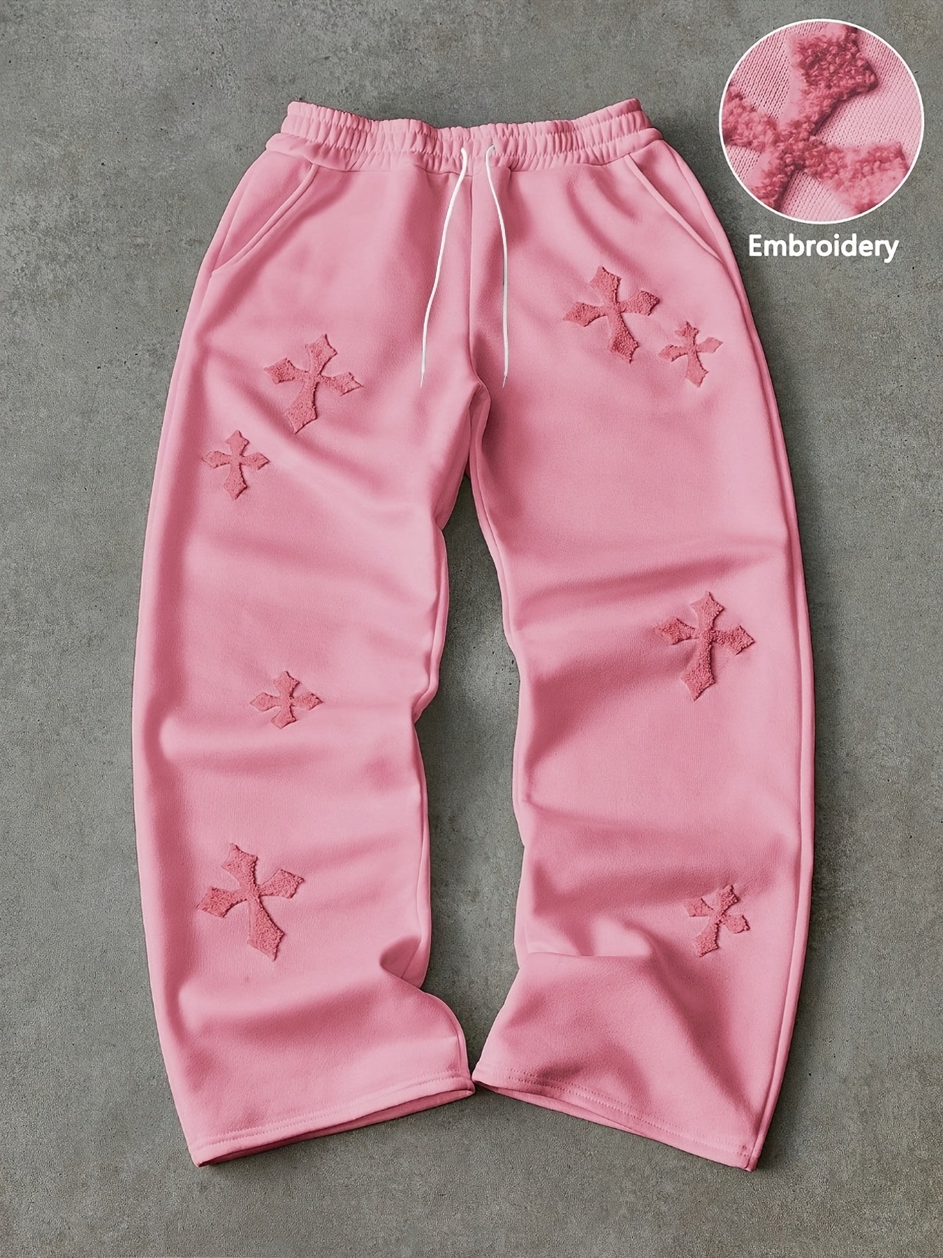 Men's Loose-Fit Straight-Leg Casual Pants