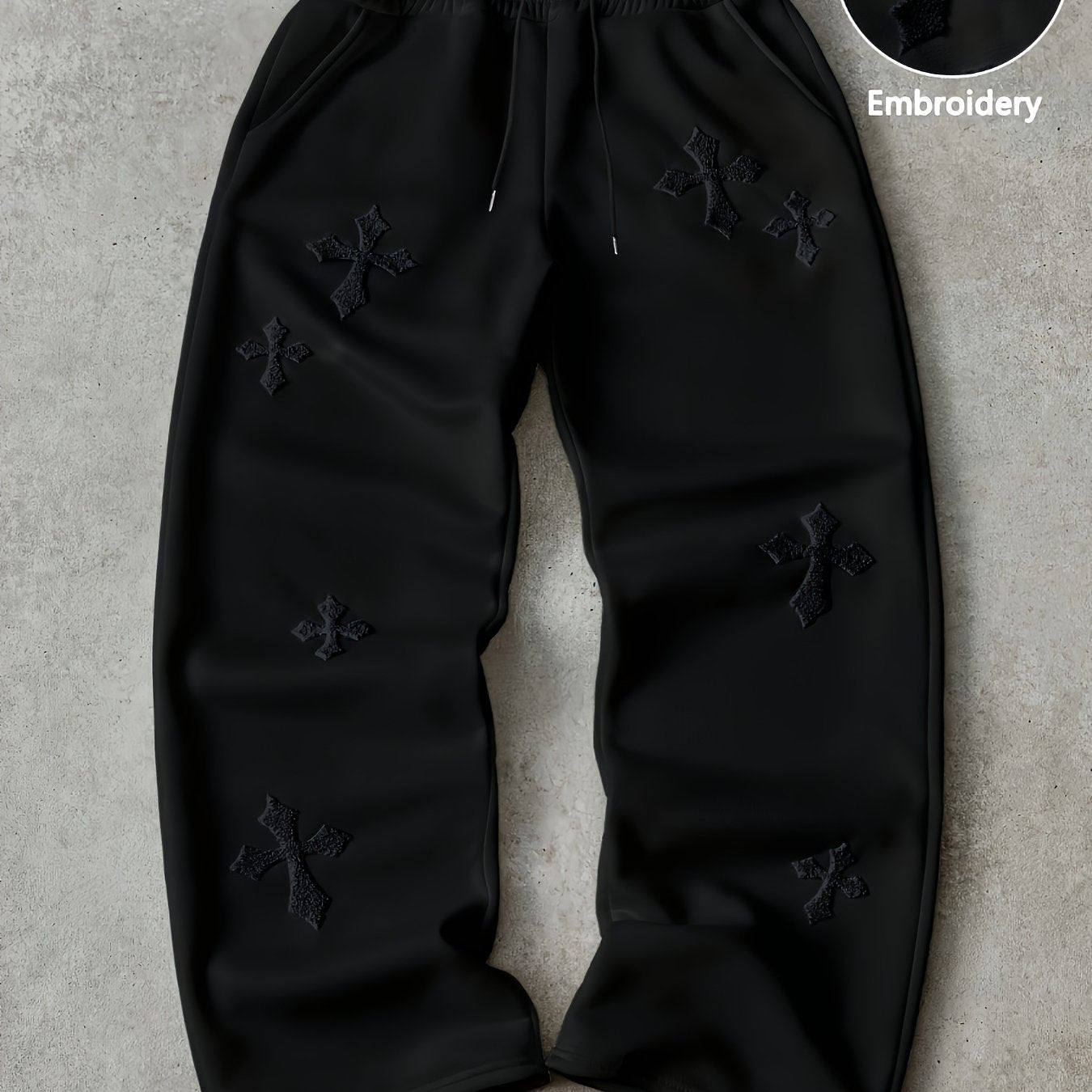 Men's Loose-Fit Straight-Leg Casual Pants