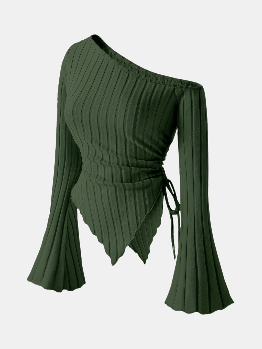 Women's Elegant Off-Shoulder Bell Sleeve T-Shirt