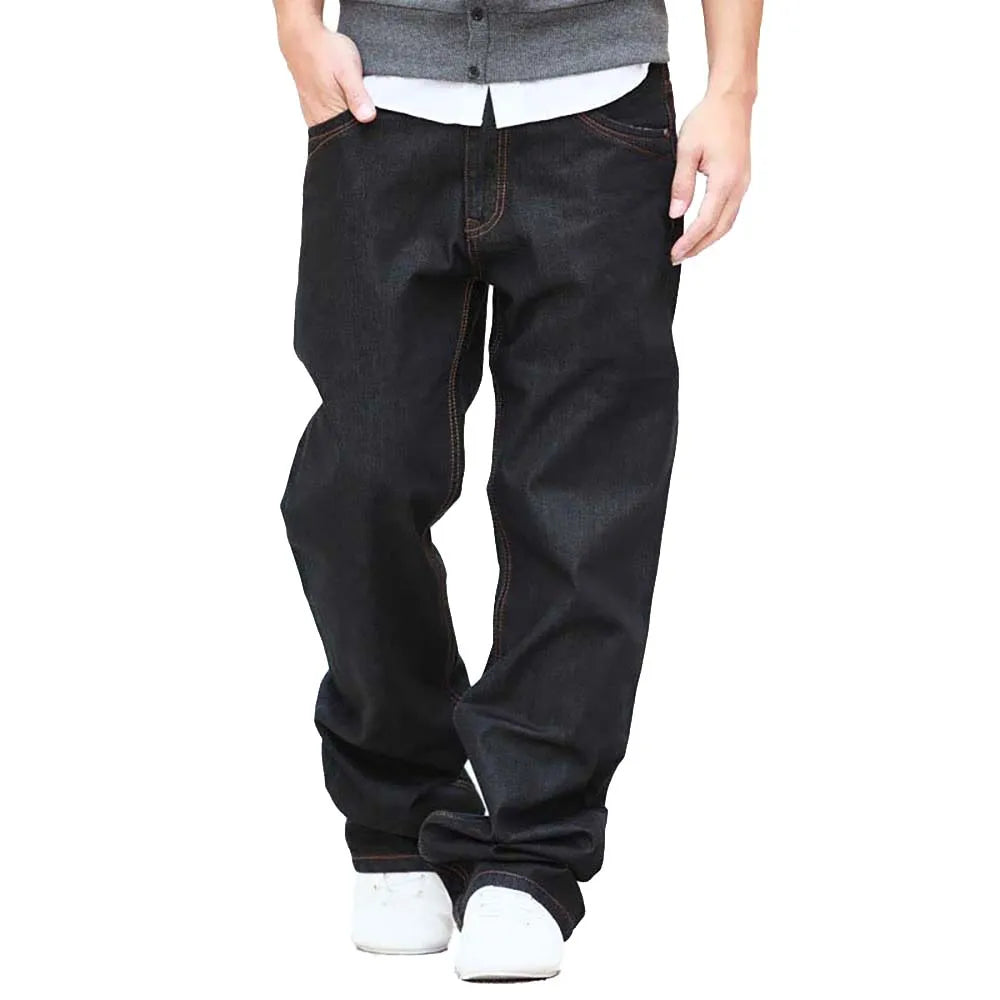 4 Season  Fashion Jeans Pants Straight Loose Baggy
