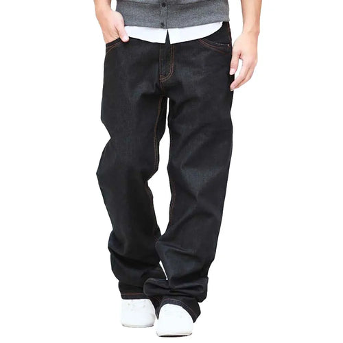 4 Season  Fashion Jeans Pants Straight Loose Baggy