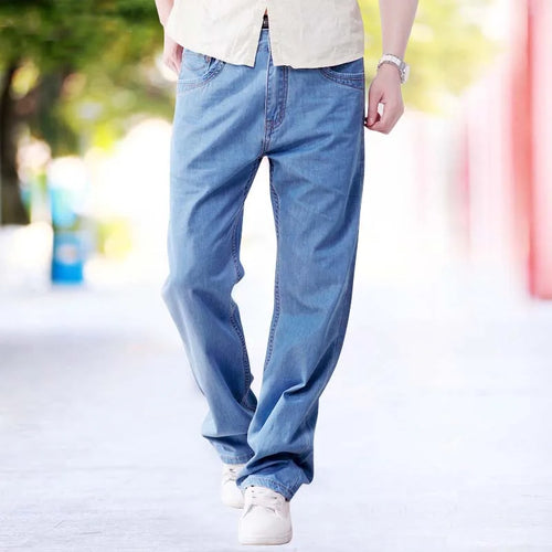 4 Season  Fashion Jeans Pants Straight Loose Baggy