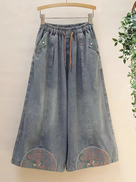 Boutique Wholesale 2025 Summer New Fashionable High Waisted Temperament Slimming Versatile Loose Women's Jeans