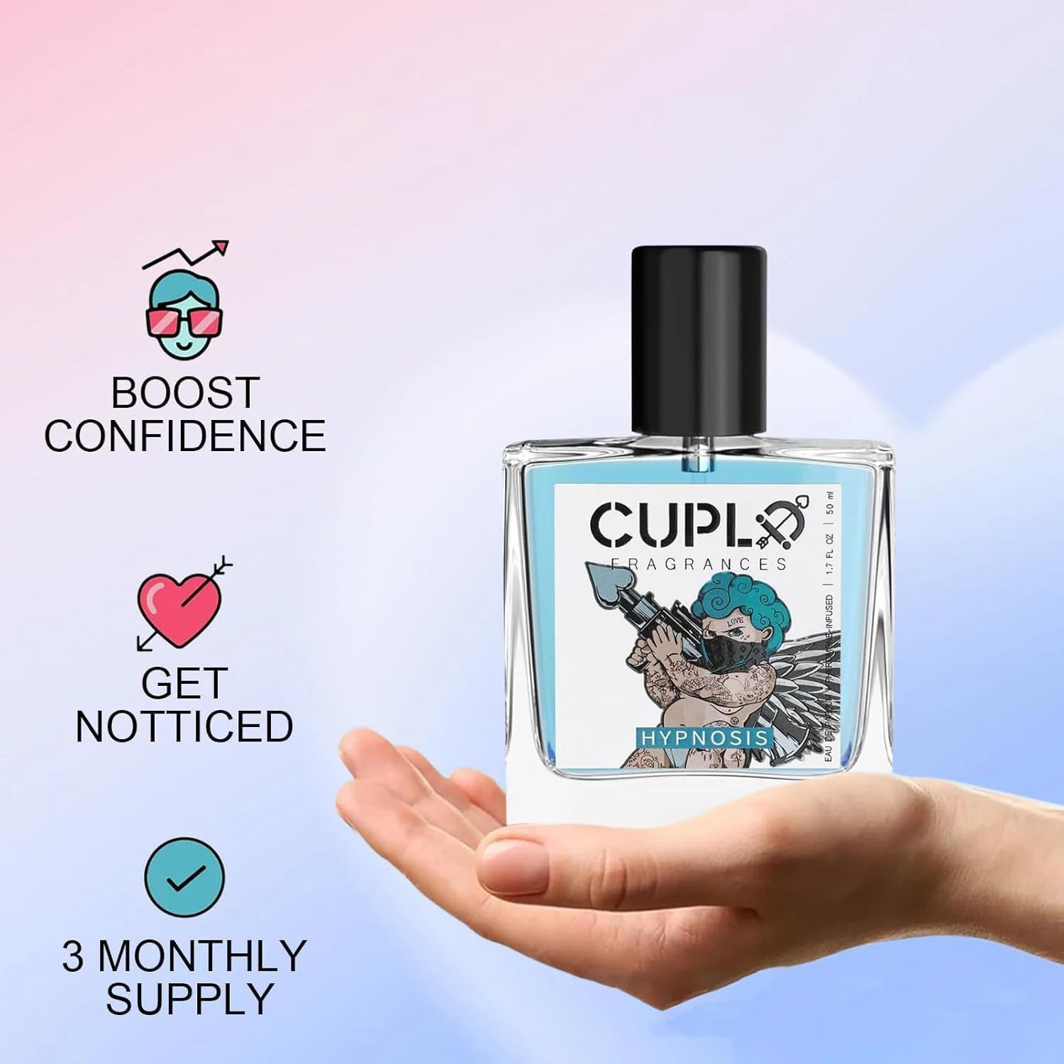 Pheromone Perfume Hypnosis Original Long Lasting Pheromone Fragrances Perfume Cologne Men And Women Light Fragrance