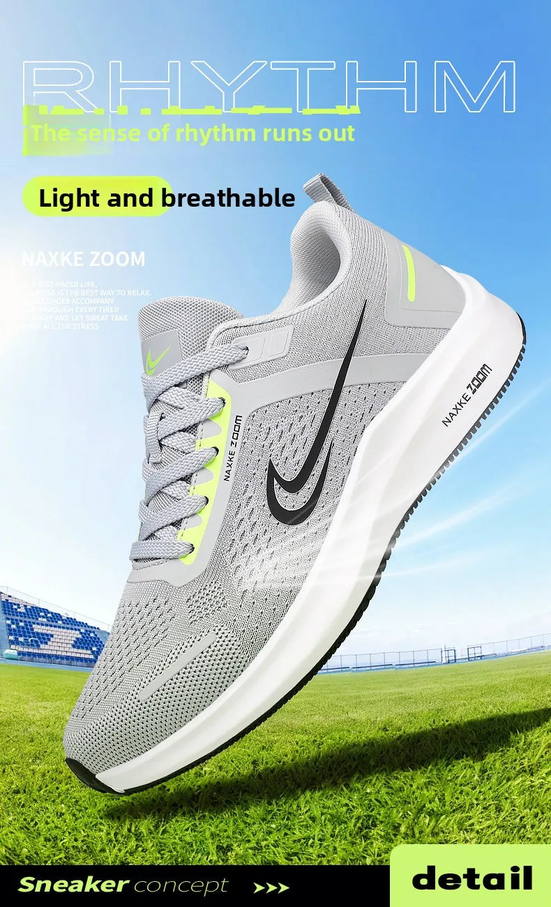Cushioning Running Shoes for Men Casual Sports Sneakers - Summer Ice silk Jogging Trainers Free Shipping