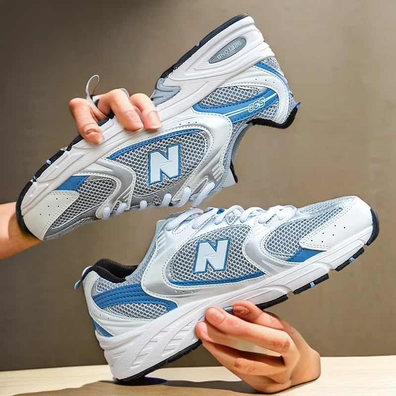 New McQueen Men's and Women's White Shoes