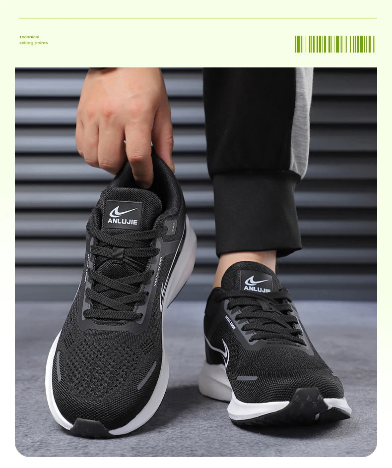 Cushioning Running Shoes for Men Casual Sports Sneakers - Summer Ice silk Jogging Trainers Free Shipping