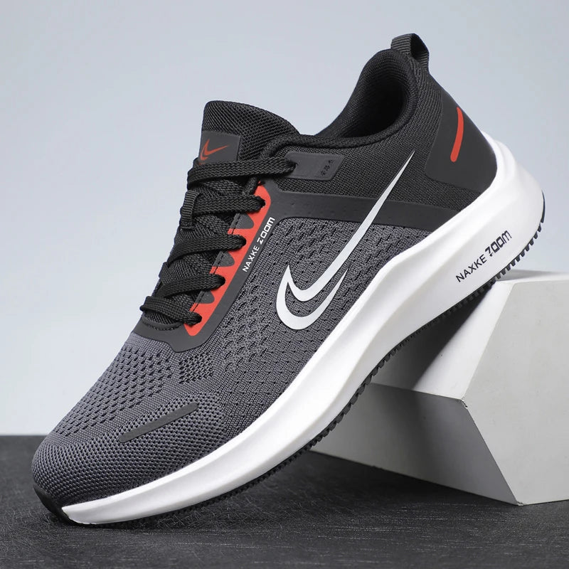 Cushioning Running Shoes for Men Casual Sports Sneakers - Summer Ice silk Jogging Trainers Free Shipping