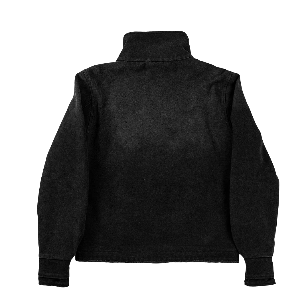 Y2k Fencing Jacket Vintage Wash Gradient Irregular Buttons Unisex Jacket Gothic Harajuku Streetwear Canvas Cotton Casual Jacket