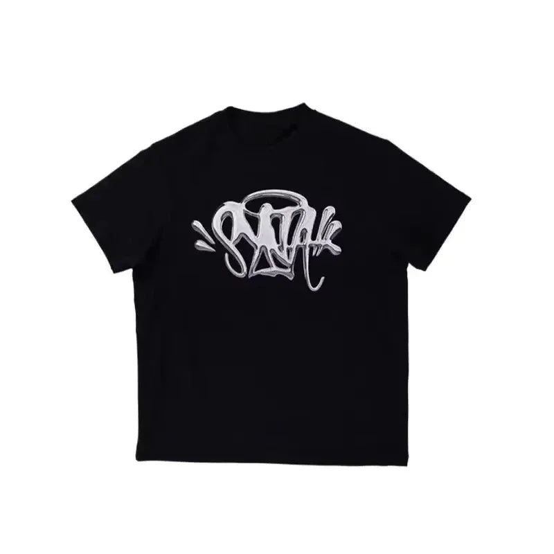 2025 Streetwear Y2K SYNA Fun Halloween World Scream T Shirts Men Women Hip Hop Printed Tees Gothic Short Sleeves O Neck Top