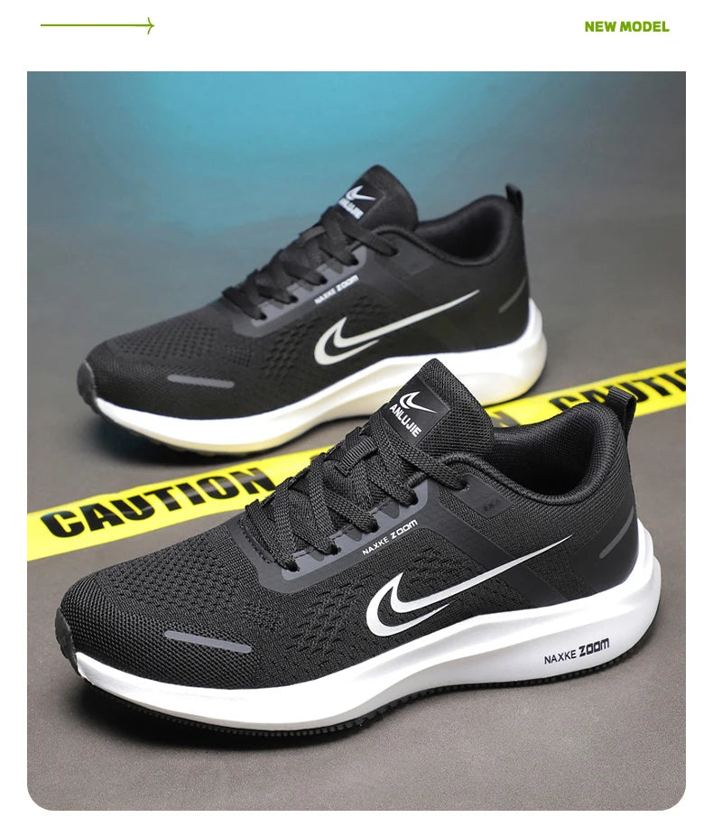 Cushioning Running Shoes for Men Casual Sports Sneakers - Summer Ice silk Jogging Trainers Free Shipping