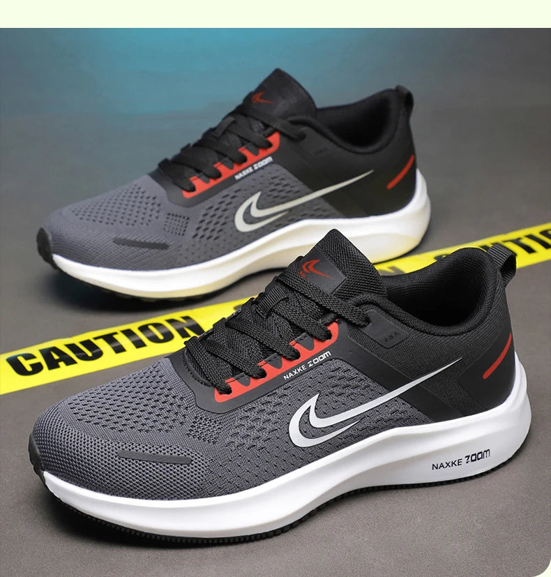 Cushioning Running Shoes for Men Casual Sports Sneakers - Summer Ice silk Jogging Trainers Free Shipping