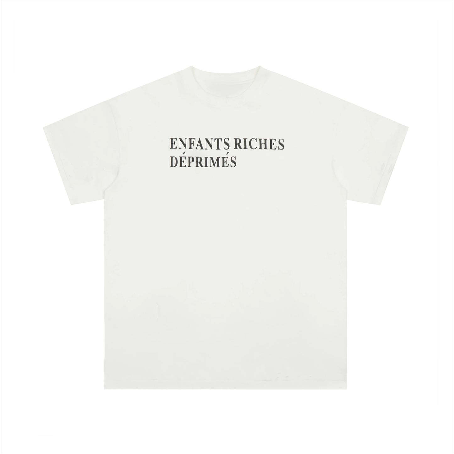 2025 Melancholy Rich Second Generation American Cotton Printed Short Sleeve Men and Women of The Same High Quality
