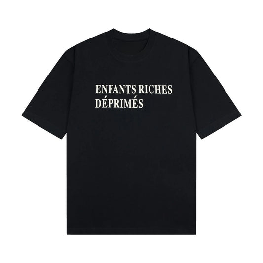 Trendy Brand ERD Loose Casual Letter Printing Pure Cotton Round Neck Short-sleeved T-shirt Classic Men's and Women's Casual Top