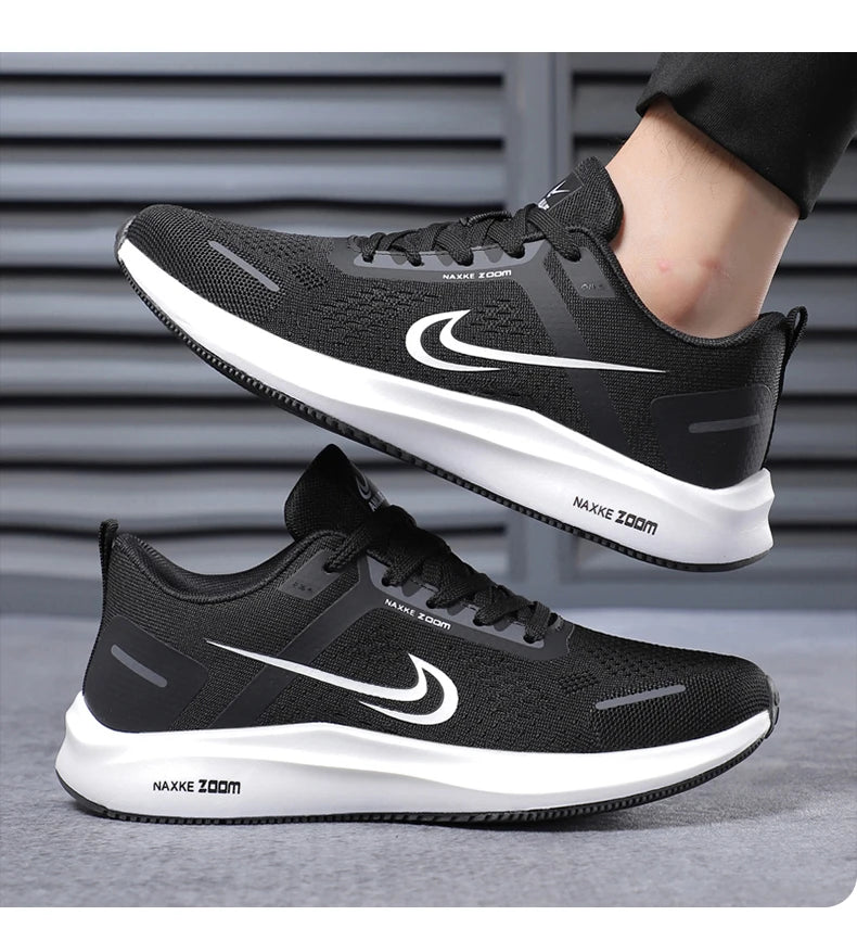 Cushioning Running Shoes for Men Casual Sports Sneakers - Summer Ice silk Jogging Trainers Free Shipping