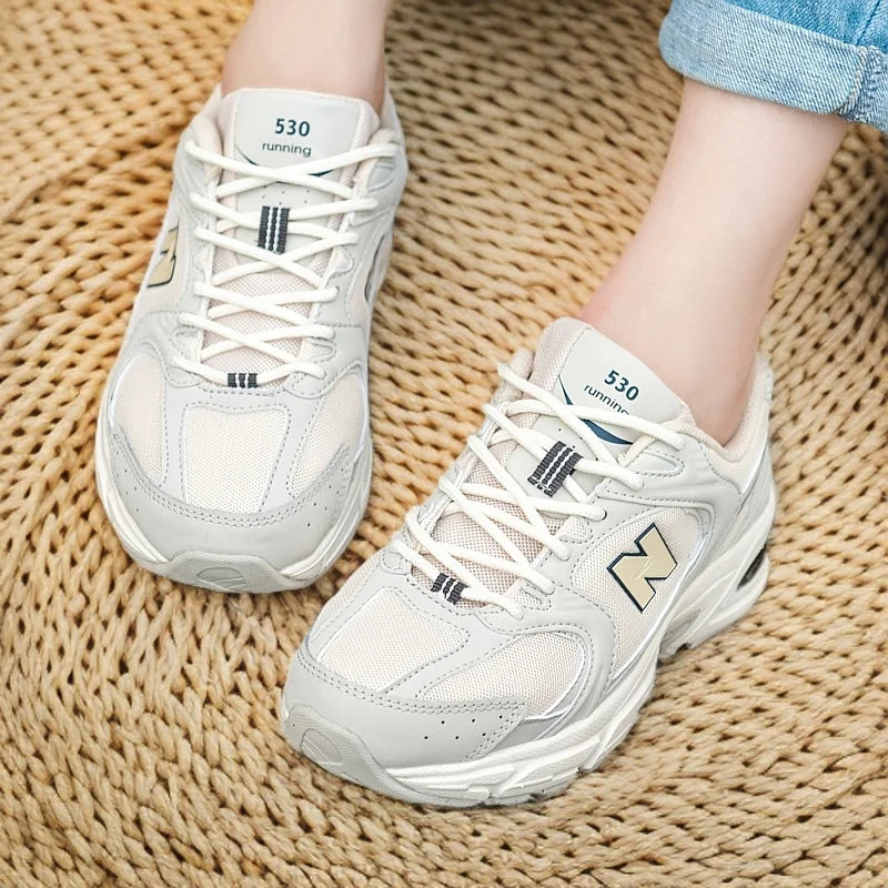 New McQueen Men's and Women's White Shoes