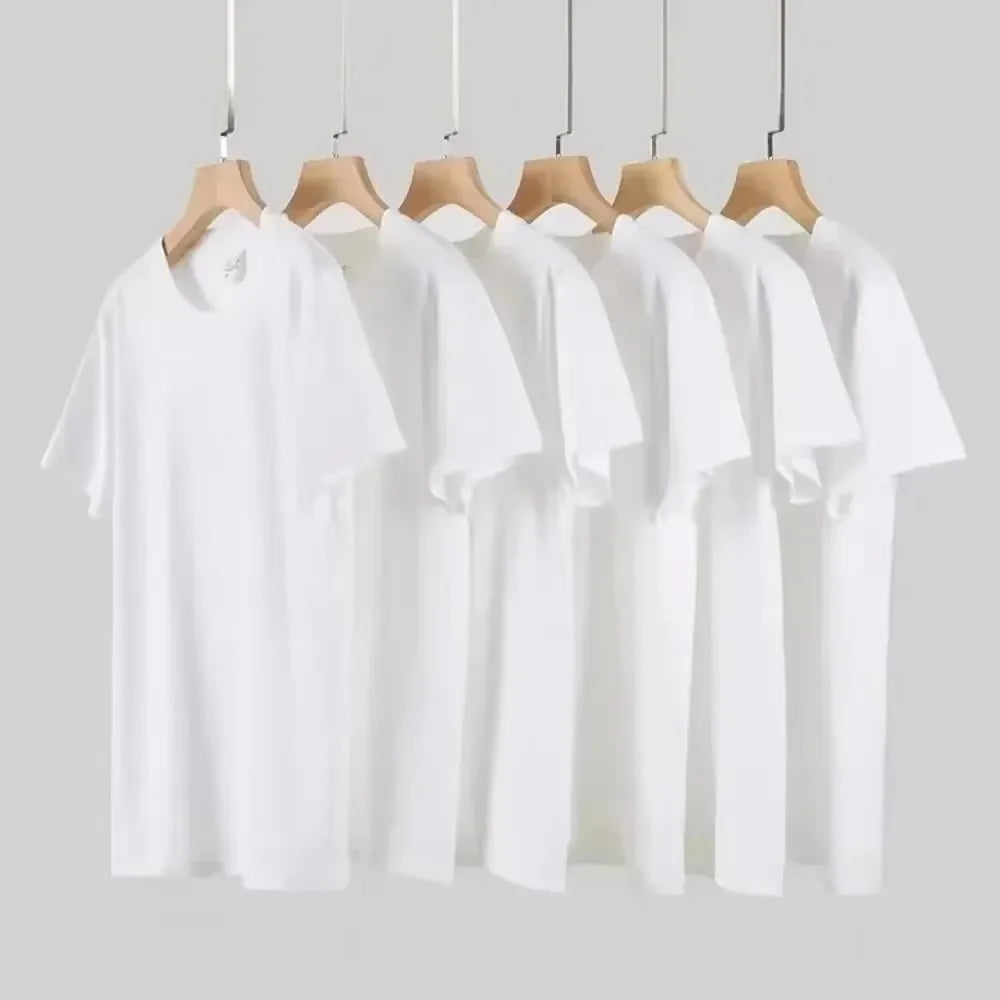 2025 Melancholy Rich Second Generation American Cotton Printed Short Sleeve Men and Women of The Same High Quality
