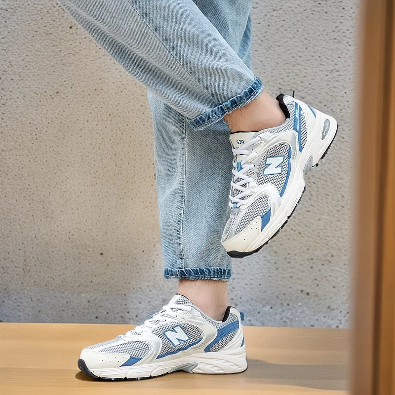 New McQueen Men's and Women's White Shoes