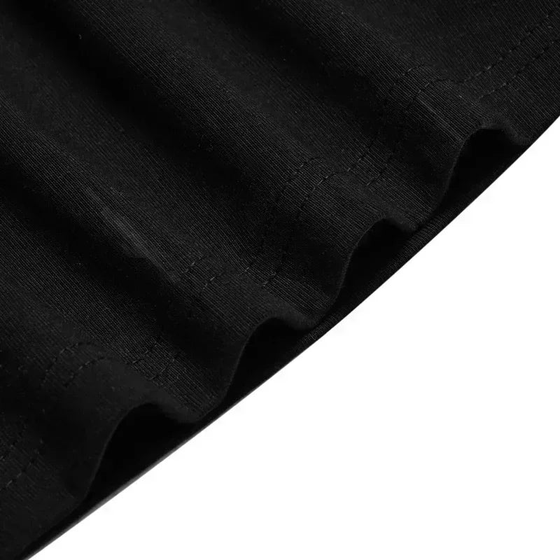 2025 Melancholy Rich Second Generation American Cotton Printed Short Sleeve Men and Women of The Same High Quality