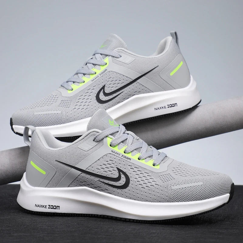 Cushioning Running Shoes for Men Casual Sports Sneakers - Summer Ice silk Jogging Trainers Free Shipping