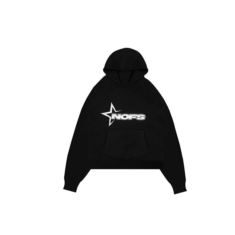 Men's Y2K Tracksuit Set  Hooded Sweatshirt and Pants, Gothic Hip-hop Punk Rock Streetwear.