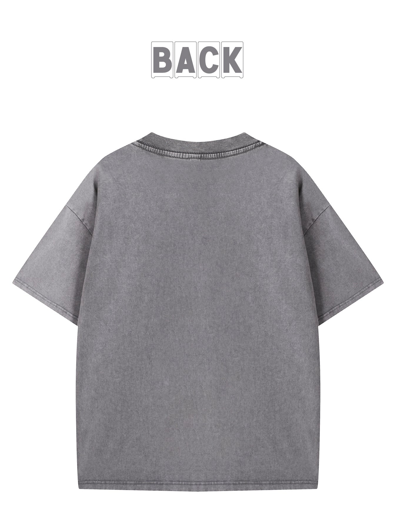 Men's casual retro washed