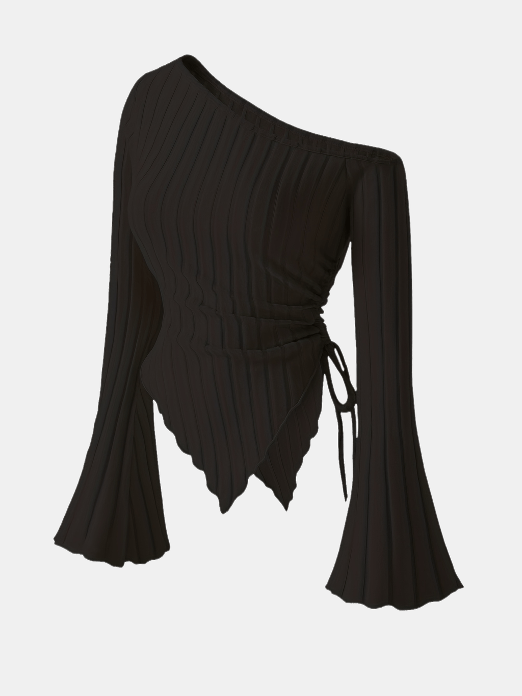Women's Elegant Off-Shoulder Bell Sleeve T-Shirt
